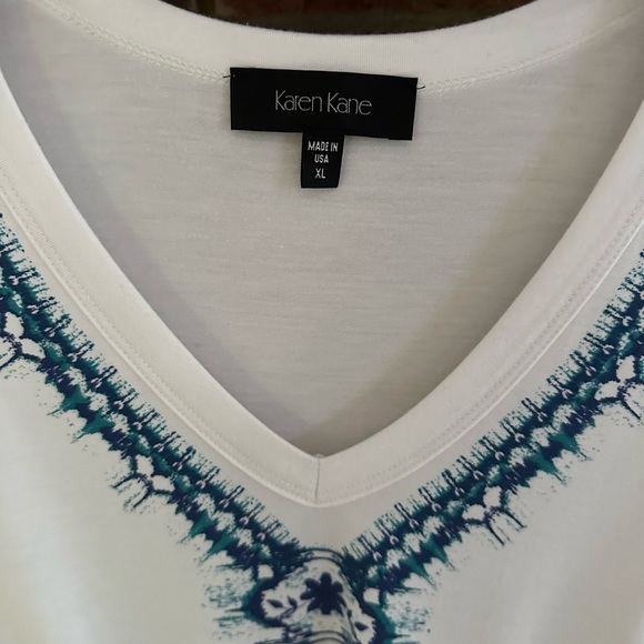 Karen Kane tie front top XL - Picture 3 of 3